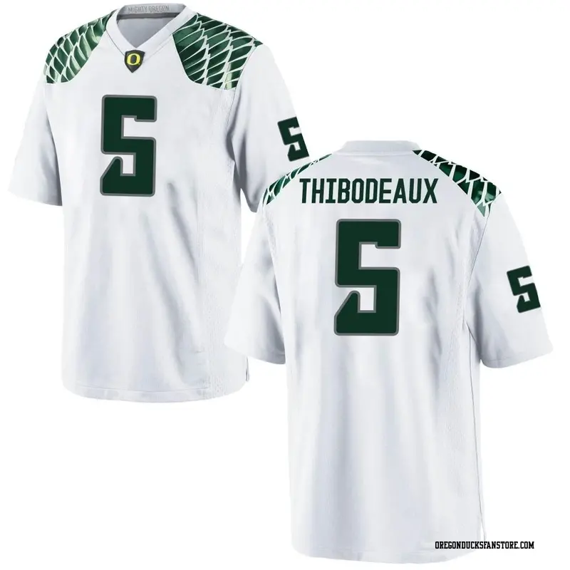 Replica Men's Kayvon Thibodeaux Oregon Ducks White Football College Jersey